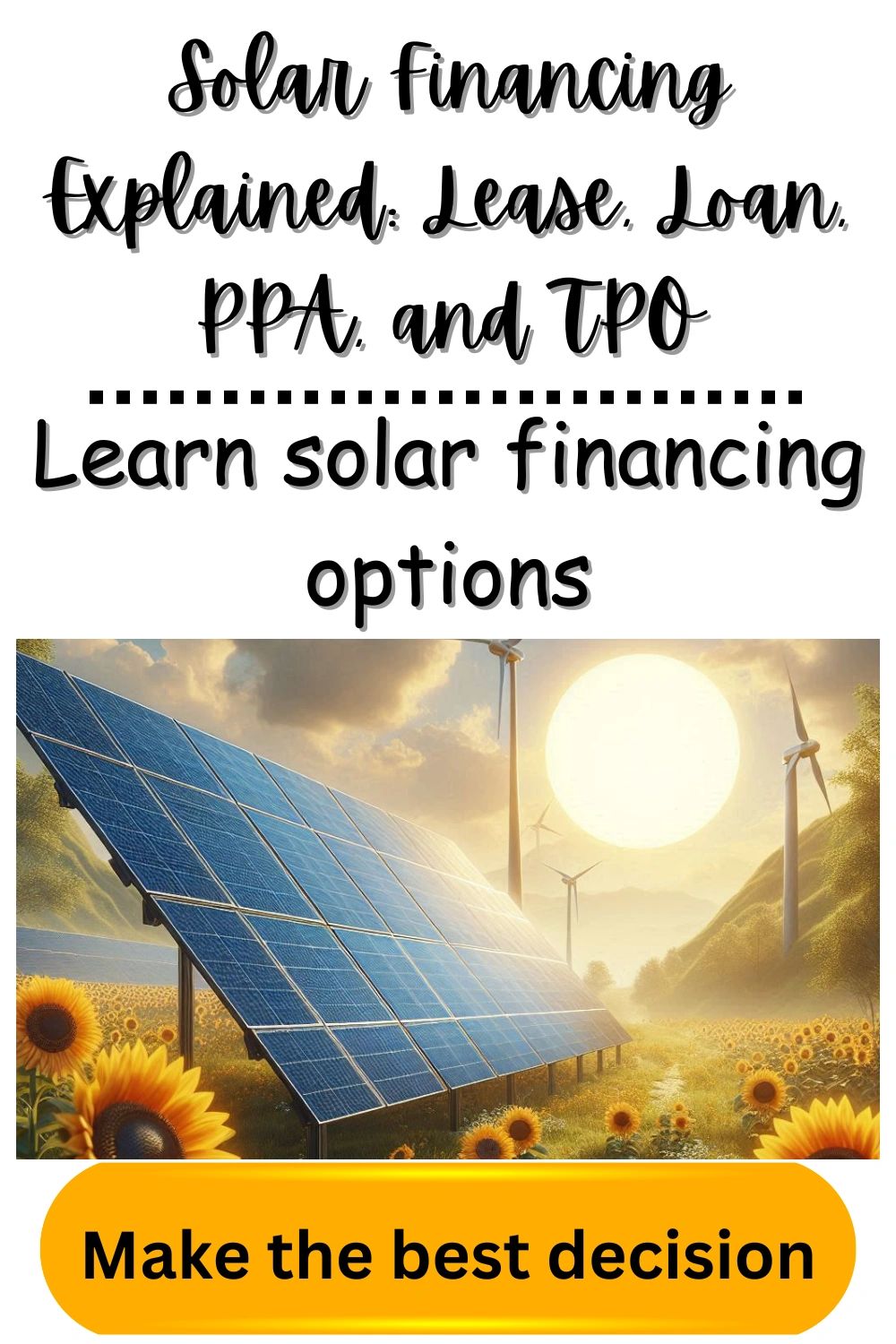 Picture of Solar Financing Explained: Lease, Loan, PPA, and TPO